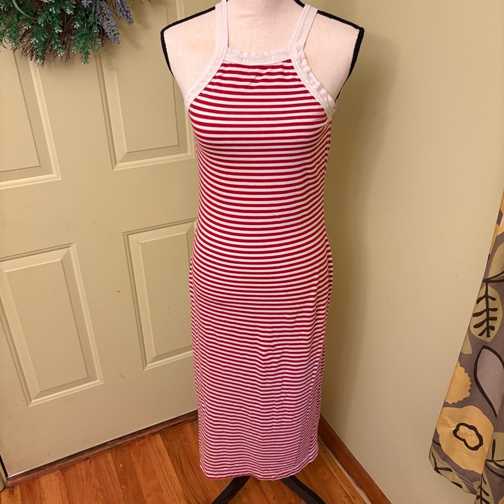 ANTHRO Stateside Striped Maxi Dress size M